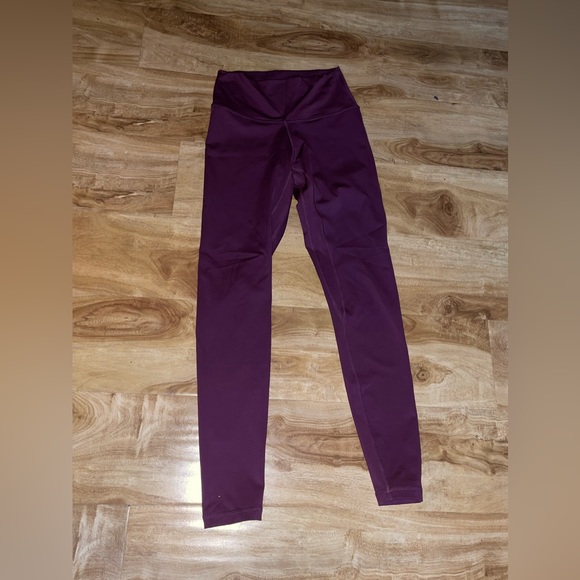 Colorfulkoala burgundy leggings - Picture 2 of 3